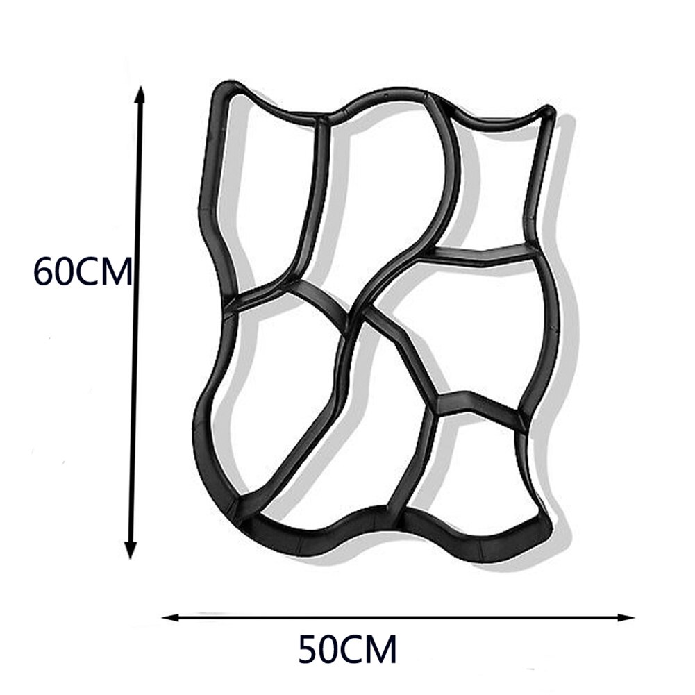 60cm x 50cm nieregularna forma robić kostki brukowej DIY kostka brukowa cegła cementowa robić betonu