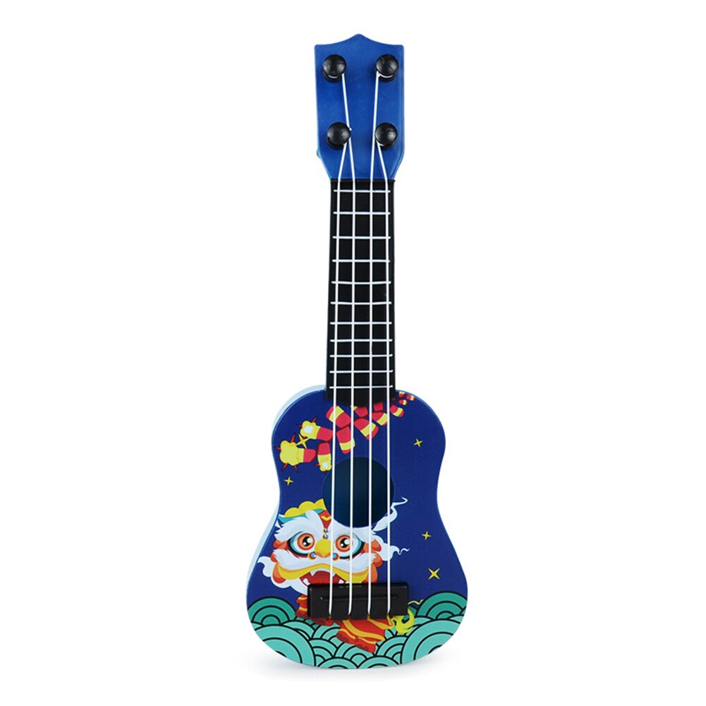 Mini Gitarre 4 Saiten Klassische Ukulele Gitarre Spielzeug Musik Instrumente für freundlicher freundlicher Anfänger FrüHenne Bildung Kleine Gitarre: Stil E