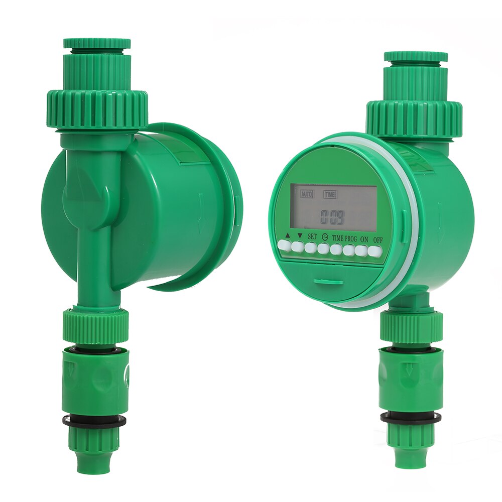 Garden Irrigation System Automatic Intelligent Programmable Greenhouse Watering System Timer With LCD Display Rain Sensor Tap