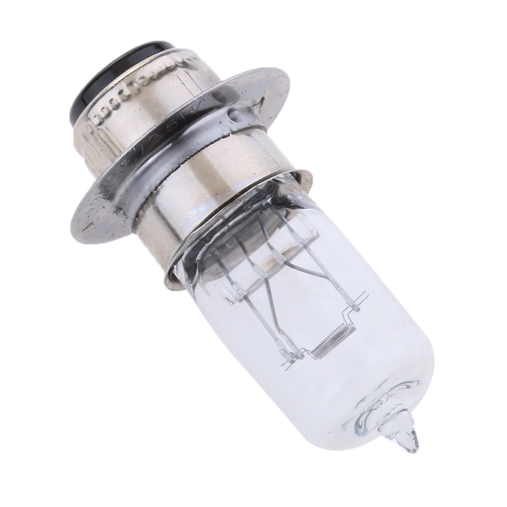 Bombillas halógenas para faro delantero de motocicleta, P15D-25-1, 12V, 35/35W, color blanco brillante, 1 ud.