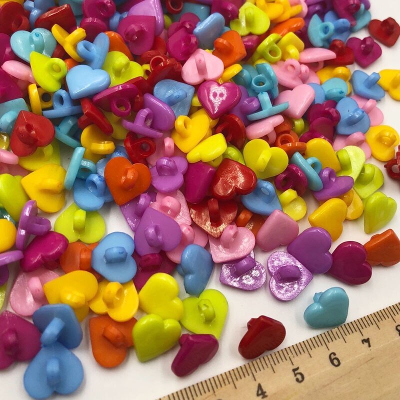 Kinderknoop hart met streepjes paars Kinderknoop hart met streepjes paars