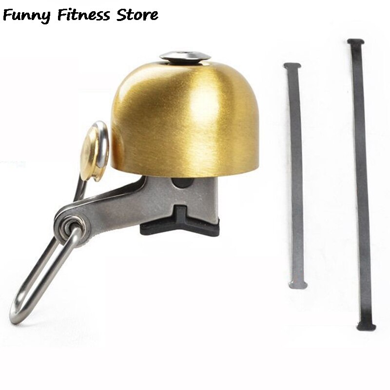 Classic Bicycle Bells Horns Copper Sound Alarm Cycling Handlebar Metal Ring Bike Accessories Safety Warning Alarm Outdoor Sport