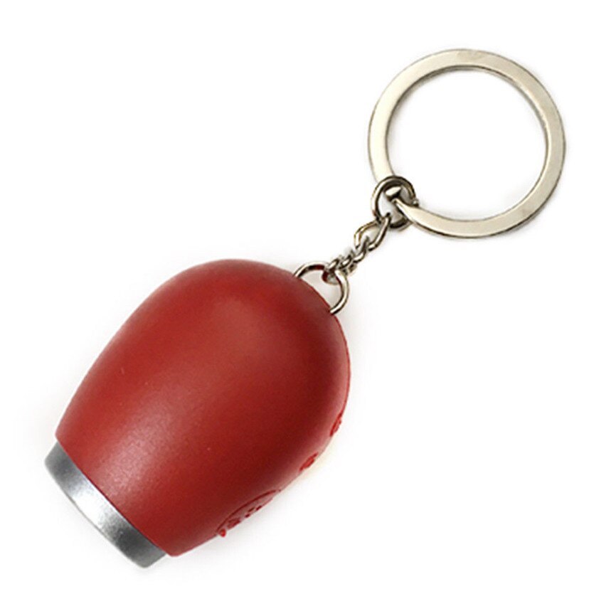 Horloge numérique à projection de l'heure, mini veilleuse led, projecteur, lampe de poche, porte-clés, petite horloge portable, 2.5*3*4cm octobre #3: Rouge