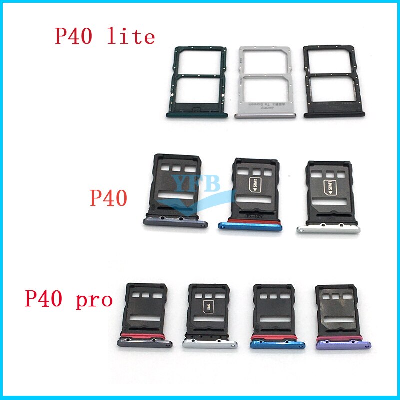 5 sztuk gniazdo karty SIM taca uchwyt karty Adapter do Huawei P40 części zamienne