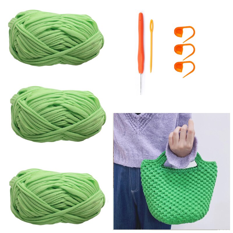 TPRPYN – Mini sac à main ananas, kit de crochet avec fil, kits de pochette de plage, panier tricoté fait main pour débutant avec vidéo: 33-3