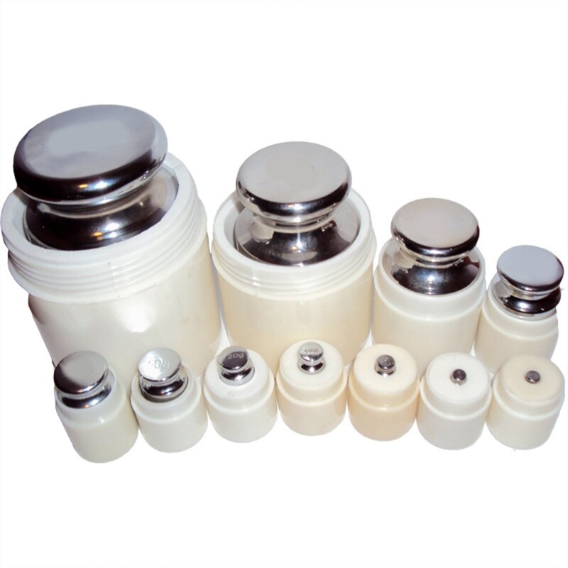 Calibration Weights Scale Calibration Weight 1/2/10/20/50/100/200g Stainless Steel Small Weight Scale Weights Silver