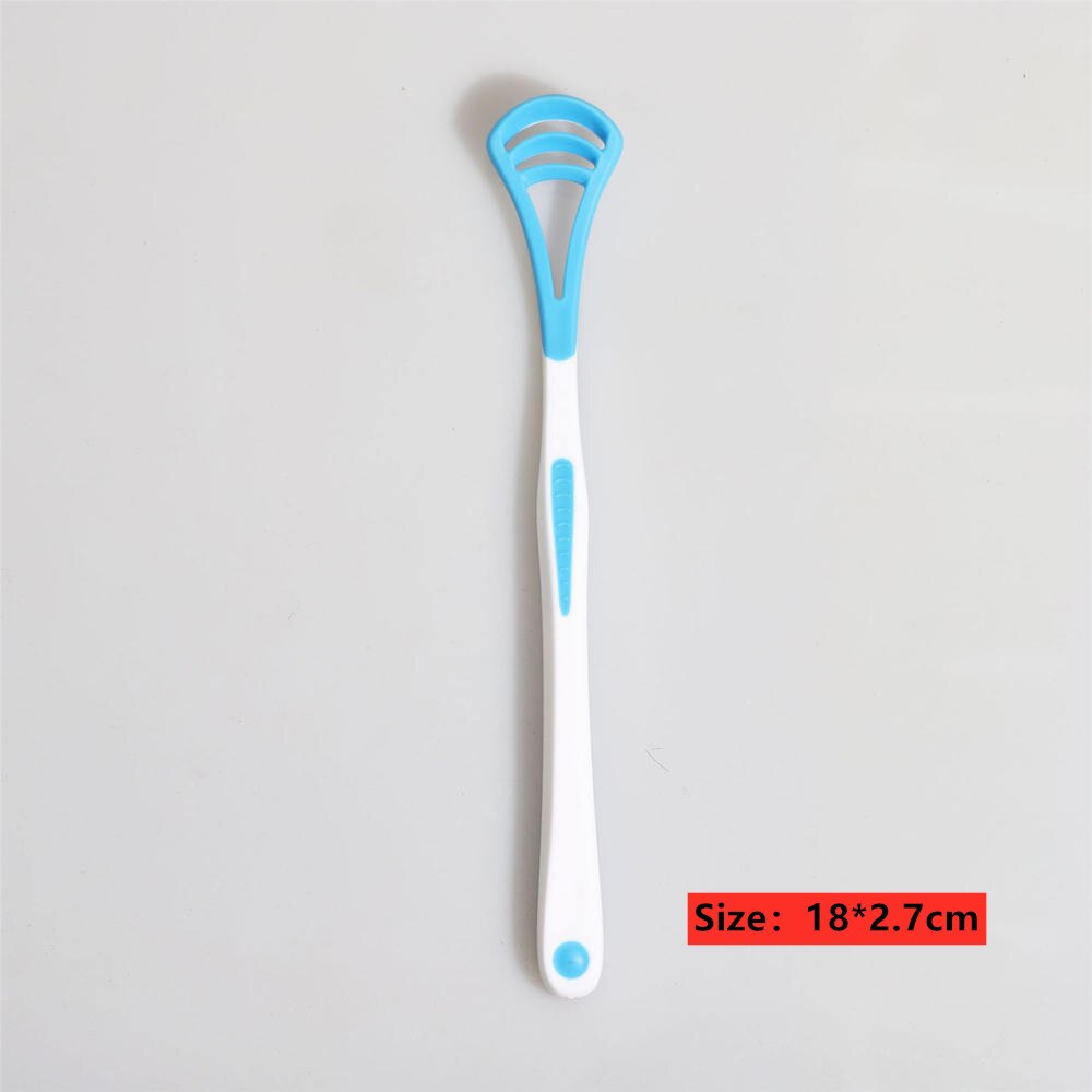6 Colors Tongue Scraper Tongue Cleaner Handle Tongue brush Plastic Scraper Tounge Oral Mouth Hygiene Dental Care: C4
