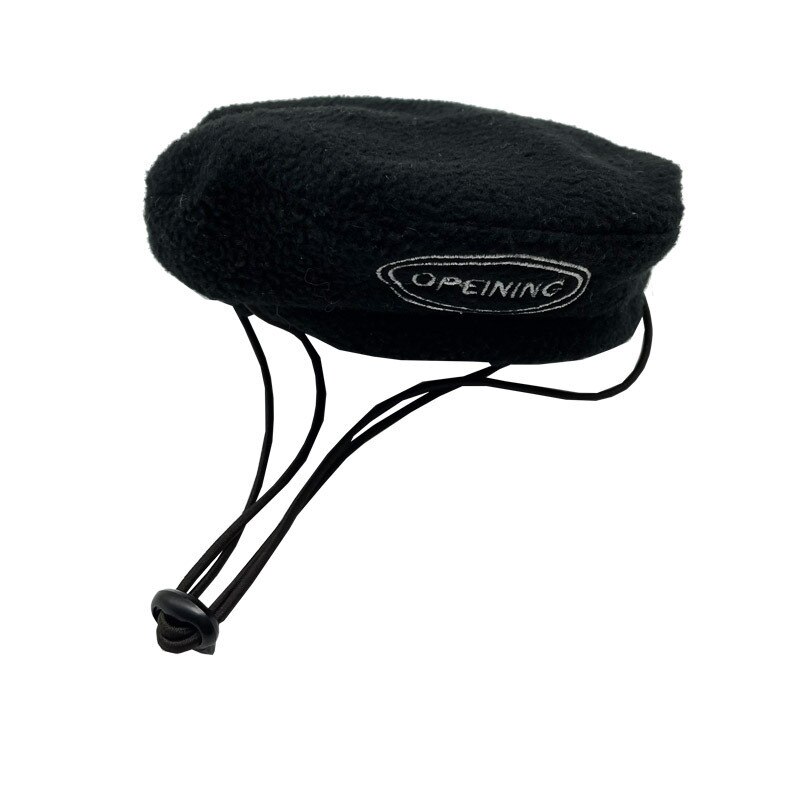 Béret pour chien, joli chapeau pour petit chien, accessoire de décoration, mignon, Schnauzer, pour chiot,: Black
