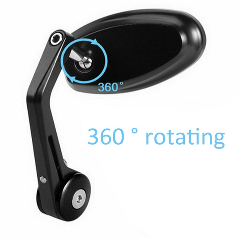 2 sztuk retro lusterka motocyklowe lusterko wsteczne lusterko na kierownicę koniec lusterka motocyklowe akcesoria trwałe anty-blask wyczyść regulowane