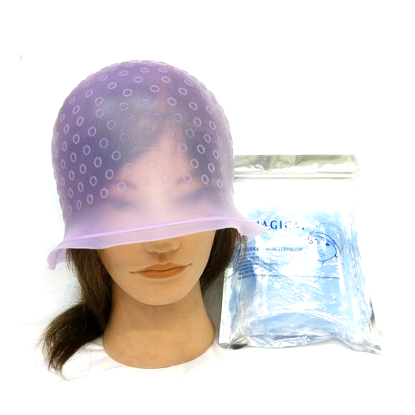 Slicono-gorro para teñir el cabello, herramienta de para teñir el cabello, Material duradero, uso reciclado, S-989