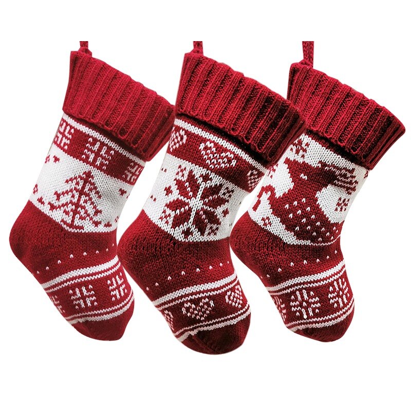 Grote Kousen Kerstman Elanden Stof Sokken Kerst Mooie Tas Voor Kinderen Haard Boom Kerst Decoratie