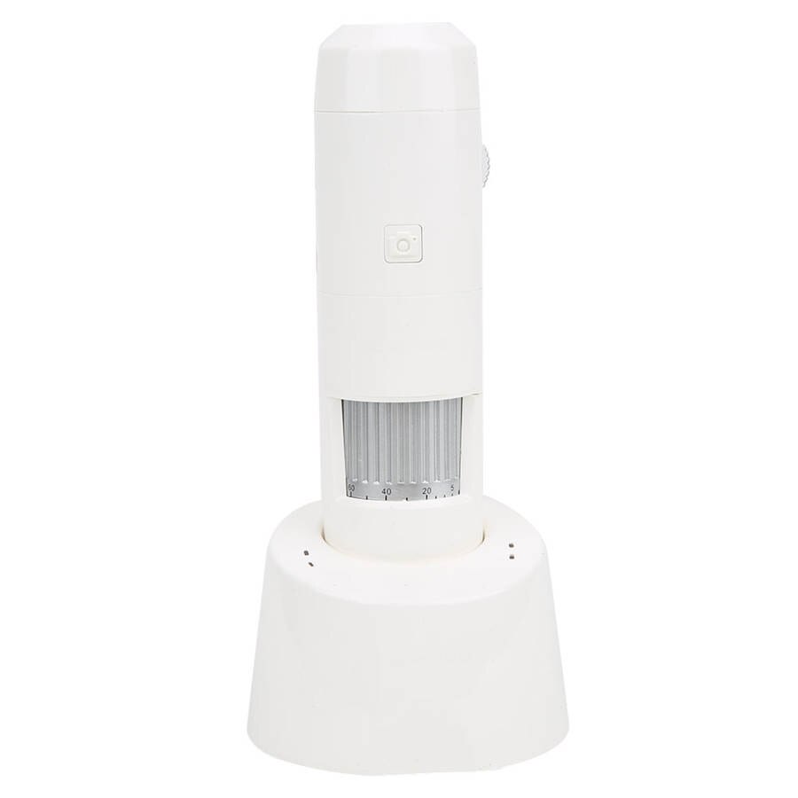 Trådløs wifi mikroskop digital mikroskop ht -w35 5-200x forstørrelse indbygget foto video med base us stik 110-240v