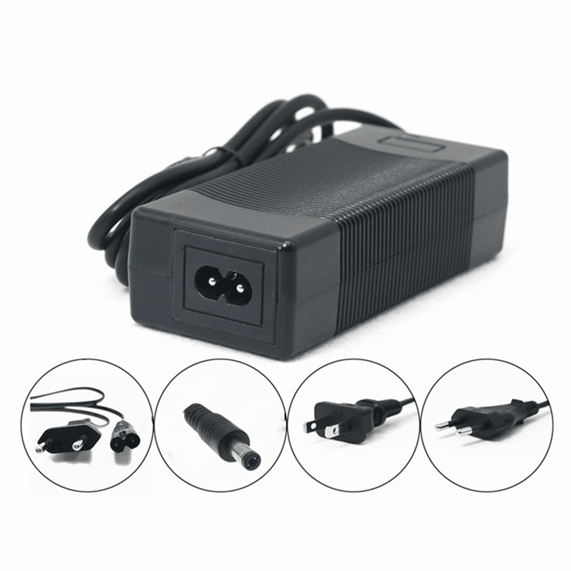 18650 lithium battery charger 12V 36V 42V 54V 25.2V 29.4V 60V 72V 2A charger 100-240V for 36V electric bicycle li-ion battery