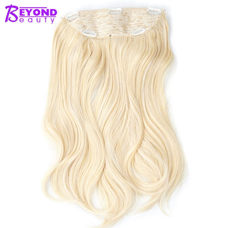 Beyond Beauty Long Synthetic Hair Heat Resistant Hairpiece Fish Line Curly Hair Extensions Secret Wire Invisible Hairpieces