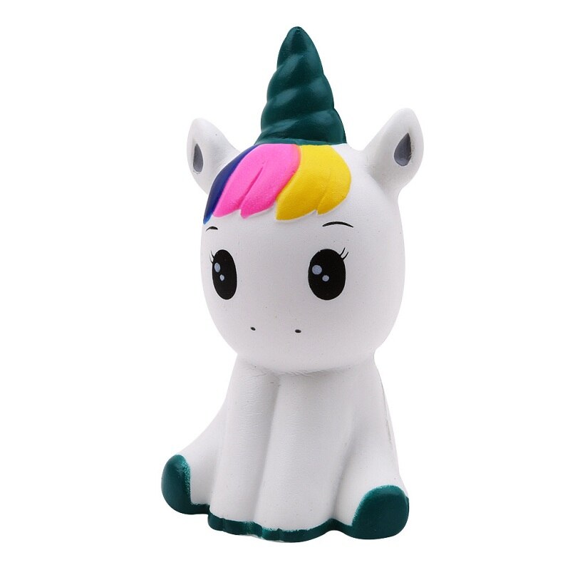 Squishy Cute Unicorn Simulation Animal Doll PU Bread Slow Rising Scented Soft Squeeze Toy Stress Relief for Kid Xmas