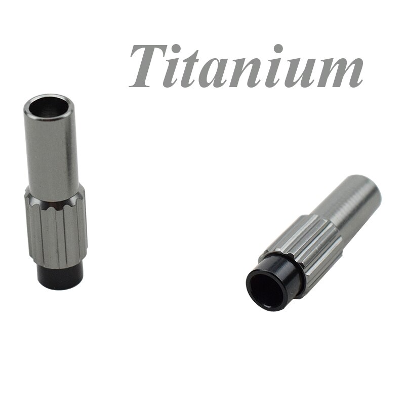 Justerbare skiftskruer aluminiumscykel skiftende middel fin vejcykling skiftereguleringsskruer til 4/4.5mm skiftkabler: Titanium