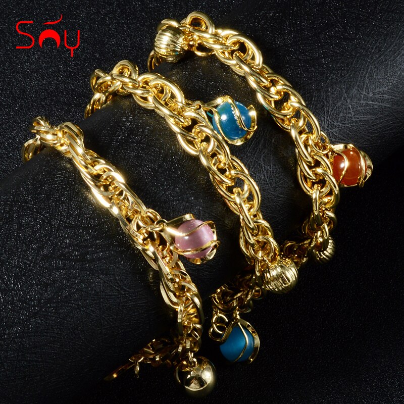 Sunny Sieraden Sieraden Charme Armbanden Voor Vrouwen Hand Kettingen Link Chain Bal Armband Geometrische Dagelijkse Slijtage