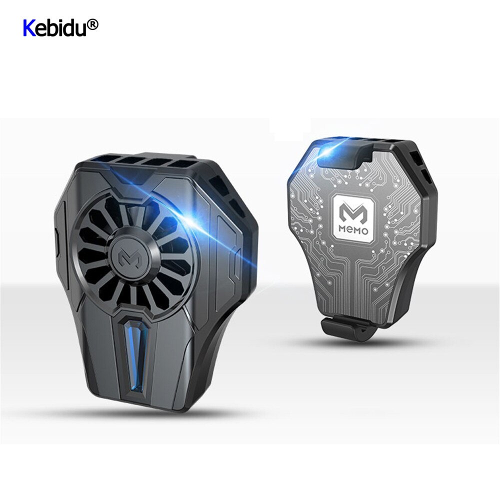 Mobile Phone Cooling Universal Semiconductor Radiator Phone USB Rechargeable Cooler Fan Game Pad Holder Stand Radiator Mute Fan
