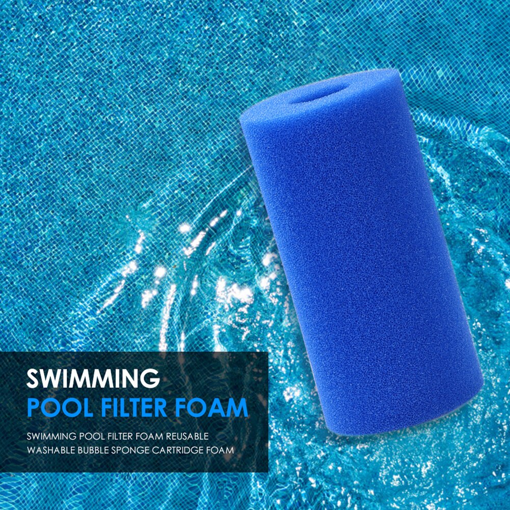 3/5Pc Zwembad Filter Foam Herbruikbare Wasbare Filter Spons, Geschikt Voor Zwembad Filter Spons Doos