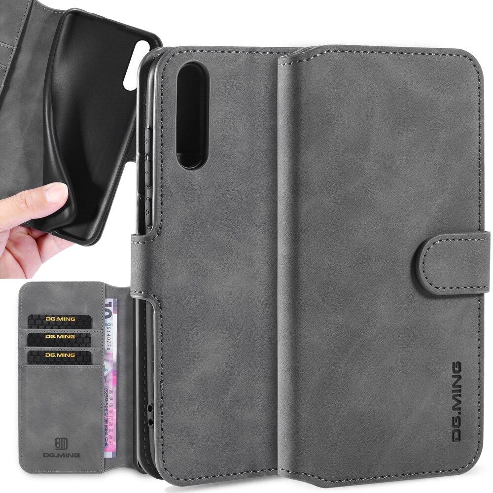 Portemonnee Matte Leather Flip Case Voor Huawei Y8p Retro Coque Boek P Smart S