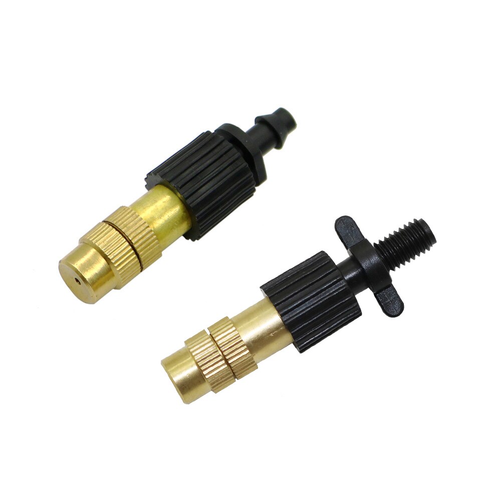Messing Sproeier Landbouw Greenhouse Cooling Verneveling nozzle Tuin Boomgaard sproeikop systeem Sprinklers 180 Pcs