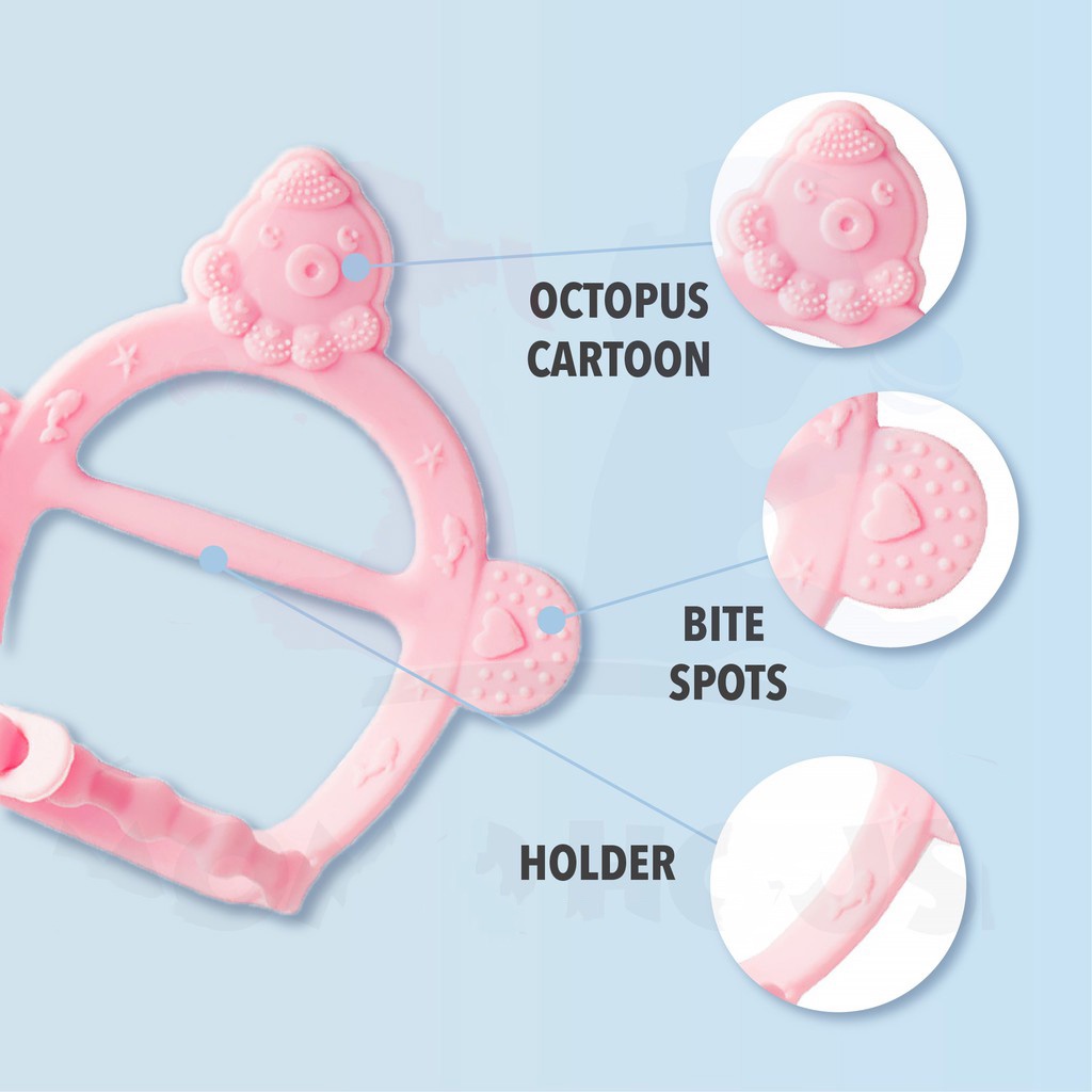 Baby Toothbrush Small Anti-card Throat Soft Hair Toothbrush Hand Ring Training Grip Toothbrush Children Chewing silicone brush