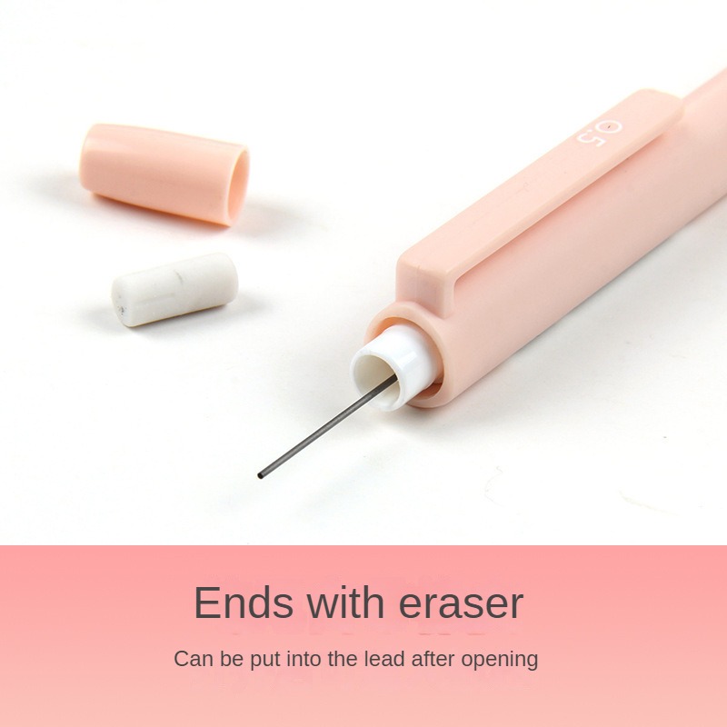 Lápiz mecánico Morandi de alto valor, bolígrafo automático móvil de 0,5mm/0,7mm, lápiz Kawaii, suministros escolares para estudiantes, papelería, 10 Uds.