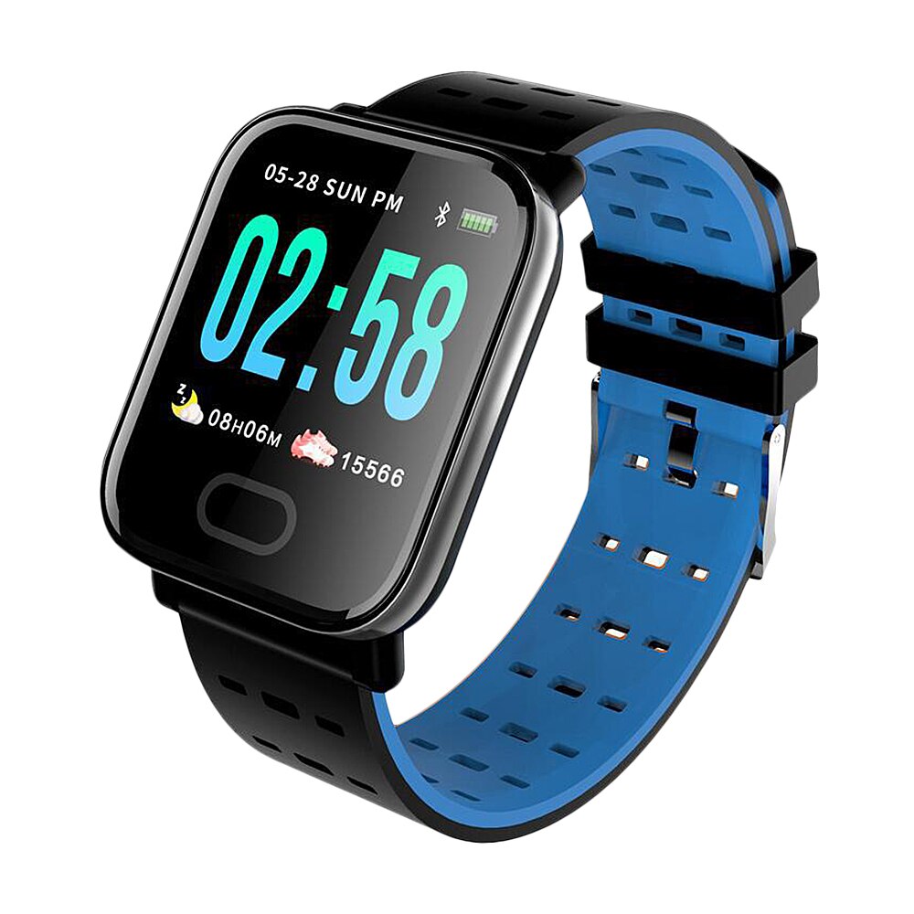 Reloj inteligente, reloj de pulso cardíaco, pulsera inteligente, relojes deportivos, reloj inteligente resistente al agua, pulsera de seguimiento de Fitness, Monitor de ritmo cardíaco: 02