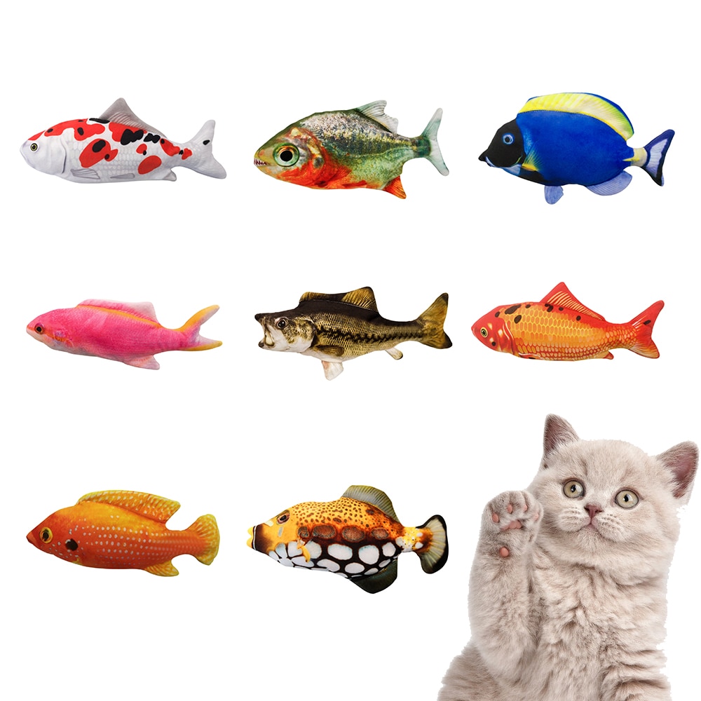 Jouet électrique mobile de Simulation de poisson pour le chargeur de chat jouets interactifs de chat