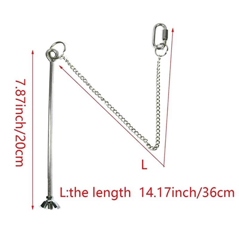 Forrajeo-pincho de acero inoxidable para comida, soporte para fruta para gallinas, comedero colgante para verduras, juguete de verduras