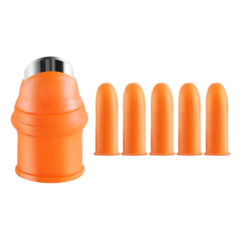 Silicone Thumb Knife Set Fruit and Vegetable Picking Potted Plants Trim Gardening Trim Tool for Picking Plant Fruit Vegetable: green