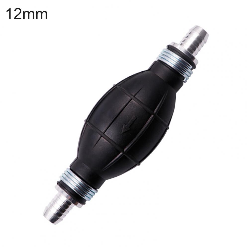 6mm 8mm 10mm 12mm Hand Fuel Pump Line Rubber Aluminum Hand Primer Bulb diesel oil transfer petrol for Car Boat Outboard: WHITE