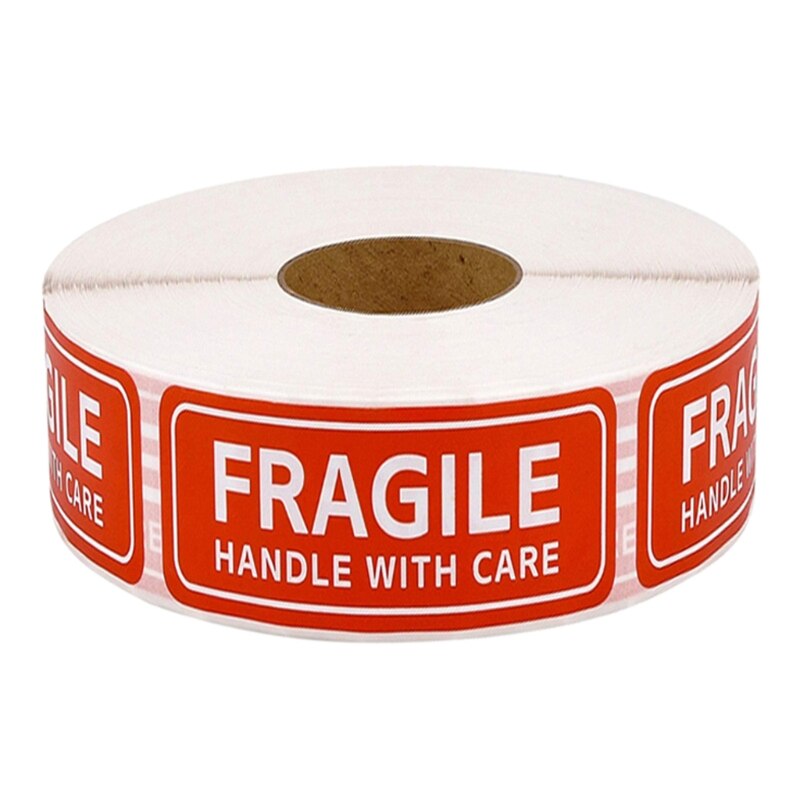 150/500 Pcs "FRAGILE" Warning Labels Stickers Please Handle with Care Sign Decal for Goods Decoration Multipurpose: 2