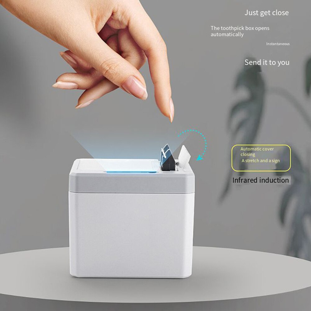 Smart Toothpick Dispenser - Automatic Infrared Sensor Toothpick Holder Home Hotel Restaurant Kitchen Supplies