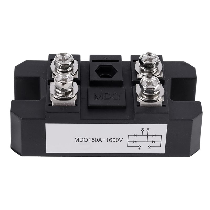 MDQ 150A-1600V Schwarz Einzel Phase Diode Brücke Gleichrichter 150A Ampere hoch Energie 1600V