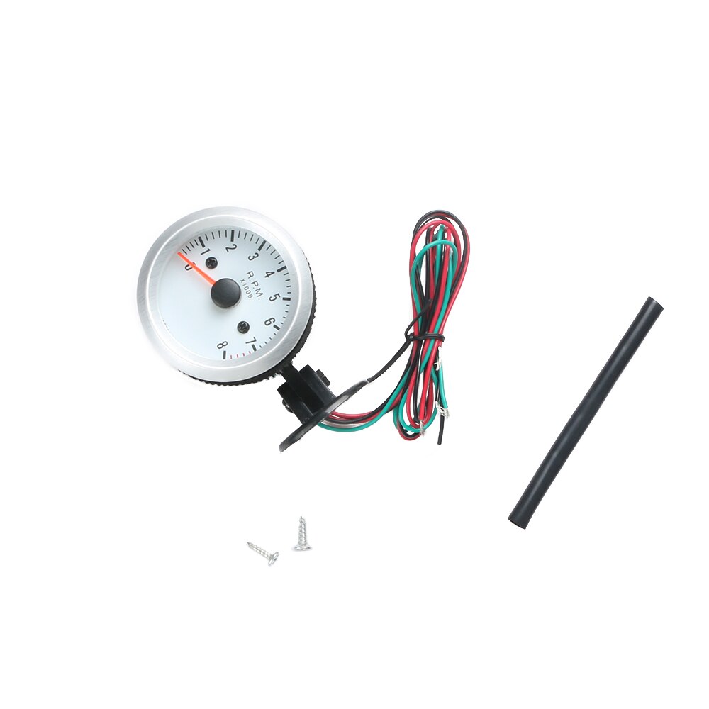 Car Tachometer 2" 52mm 0-8000RPM Car Gauge TAC Meter Tacho Gauge Blue 12V LED Digital Display