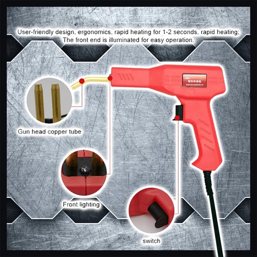 50w Portable Plastic Welding Machine Garage Tool Nail Machine Stapler Pvc Repair Machine Car Bumper Repair Welding Tool