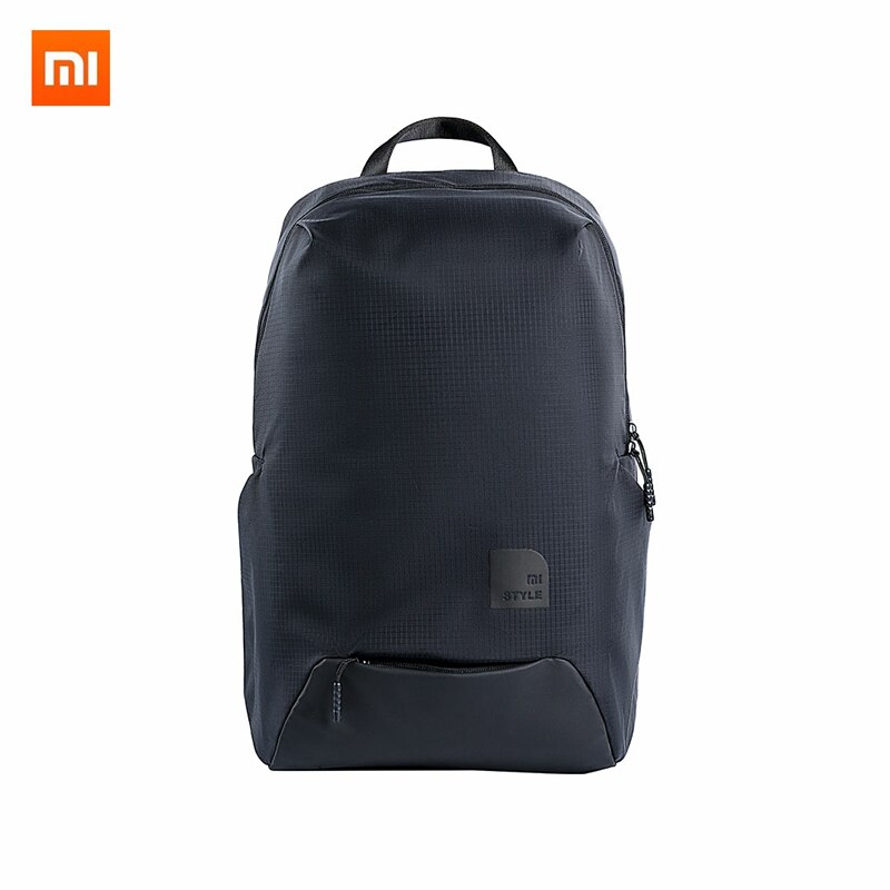 Originale xiaomi sport casuali zaino 23L tecnologia intelligente di livello del materiale di decompressione 4 sacchetto impermeabile del computer portatile borsa studente borsa: Black