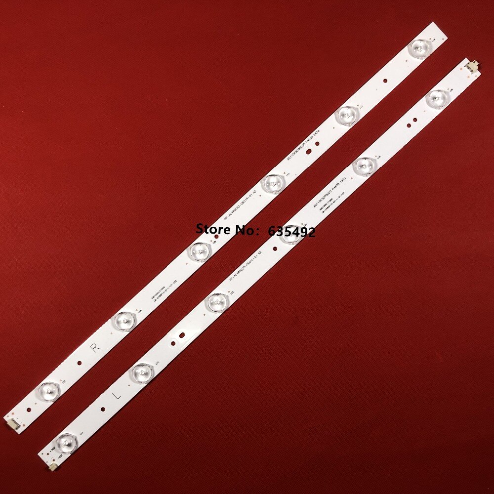 1set=10pcs LED Backlight For LED49C1000N LED49C1080N LB-C490F13-E2-L-G1-SE3 SE2 LB-C490F13-E2-L-G1-SE4 SVJ490A06 SVJ490A09