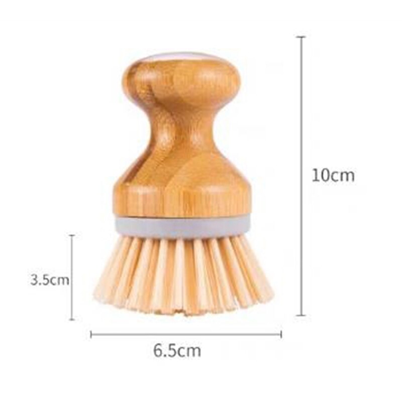 1Pcs Washing Utensils Pot Dish Brush Wooden Handle Cleaning Tools Wash Pot Brush Kitchen Cleaning Tools