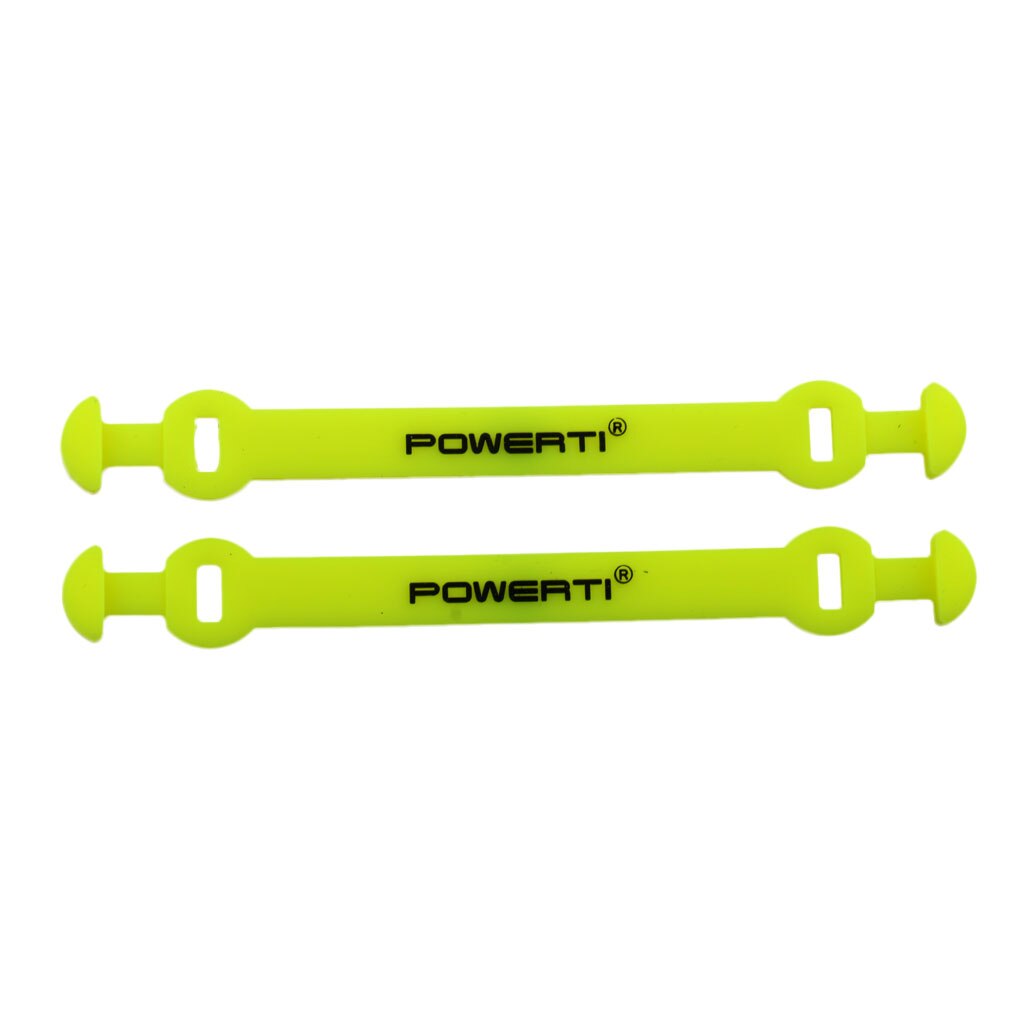 Tennis Dempers-Pack Van 2 Lange Siliconen Tennisracket/Racket: Yellow