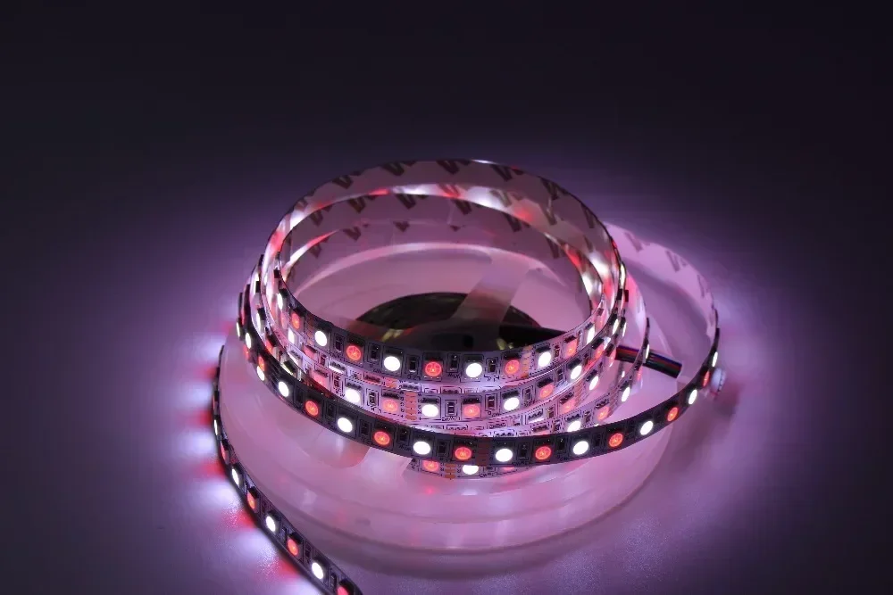 5050 RGBW RGBWW 60 96 LED s/M DC12V 24 V 10 MM 12 MM LED bande lumineuse IP65 IP20 étanche 5050 RGB blanc décor de pièce