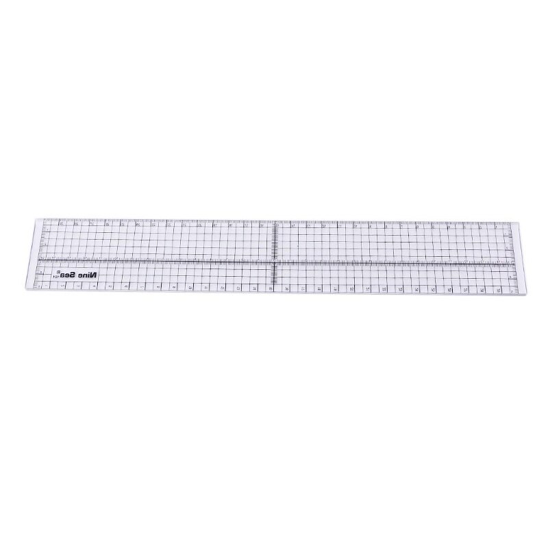 Quilting Sewing Patchwork Foot Aligned Ruler Grid Cutting Edge Tailor Crafts