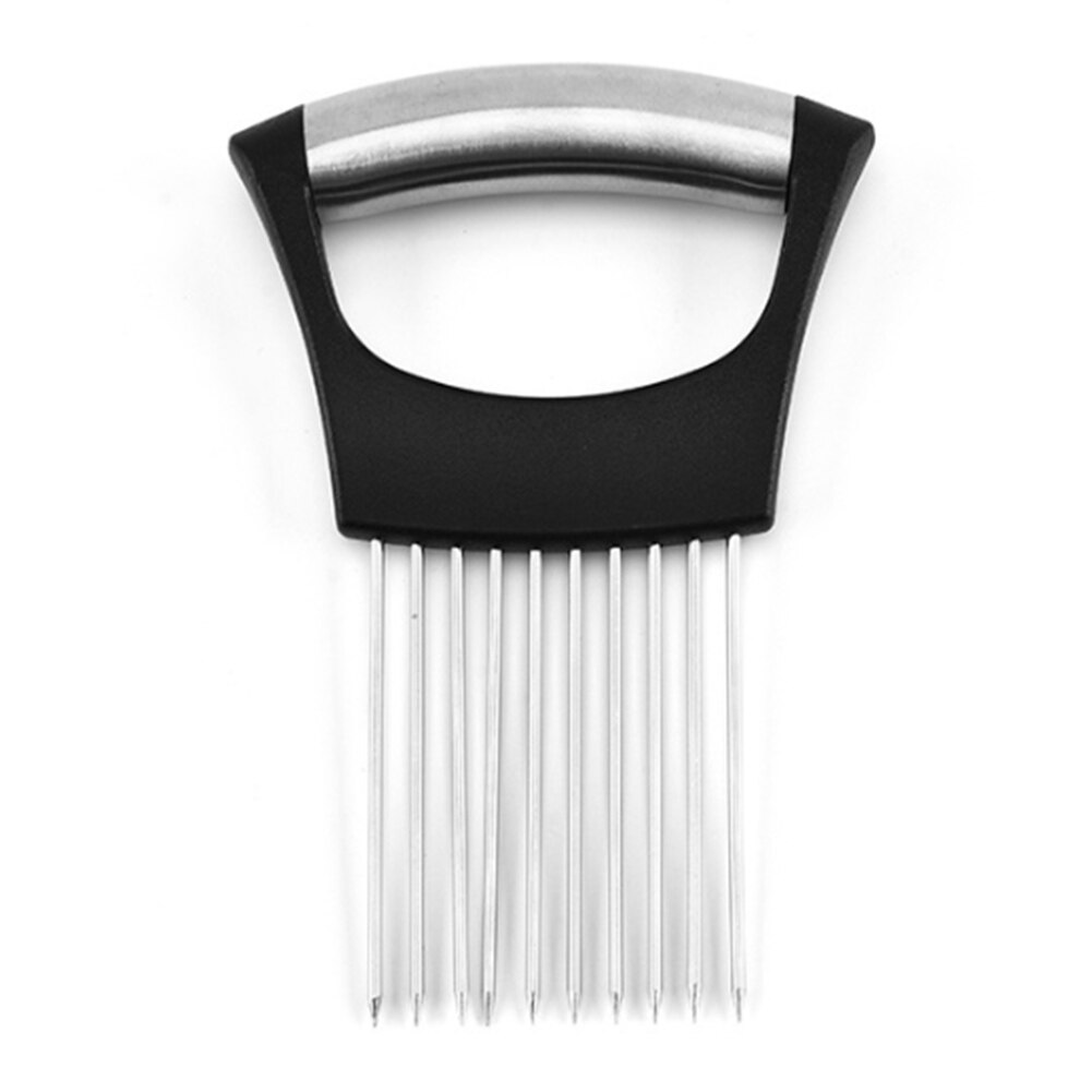 Keuken Fruit Snijgereedschap Tomaat Ui Groente Snijmachine Snijden Aid Stand Gids Ui Snijder Vork Veilig Gadgets