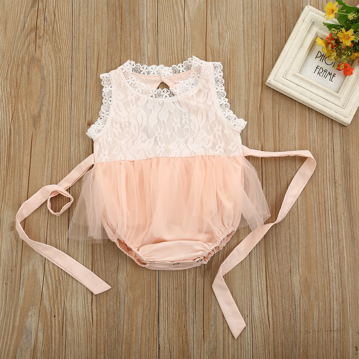 Pasgeboren Meisje Fotoshoot Outfits - Gebreide Tutu Rok Met Hoed - Schattig Baby Pakje
