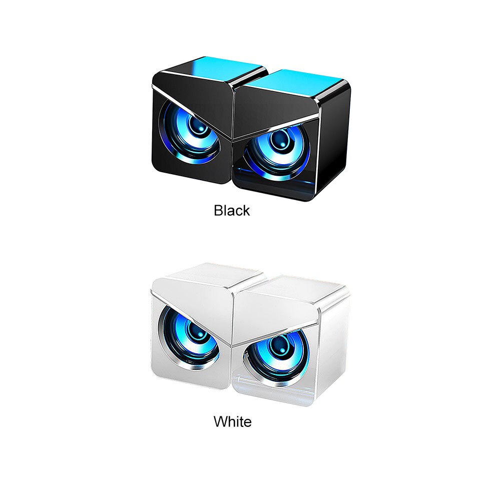 Haut-parleur filaire pour ordinateur de bureau de jeu, basse USB, pour PC, boîte de son, bureau, avec éclairage, Interchangeable, dynamique, petit ordinateur portable