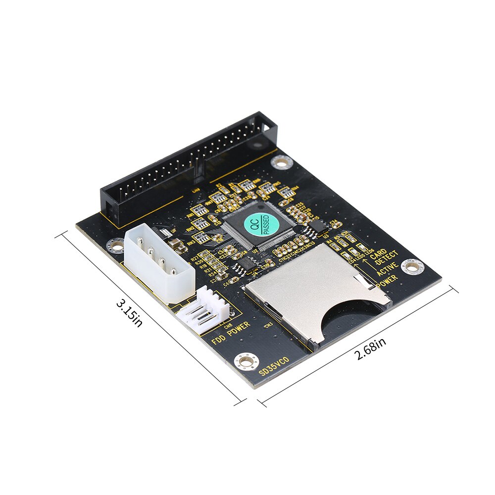 SD Memory Card To 3.5" 40Pin Male IDE Hard Disk Drive Adapter Secure Digital Converter HDD Adapter For PC Computer Desktop