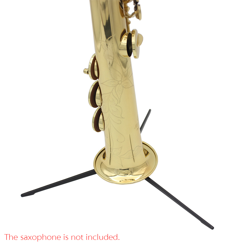 Draagbare Sopraansaxofoon Sax Stand Folding Statief Zwart Houtblazers Instrument Onderdelen En Accessoires