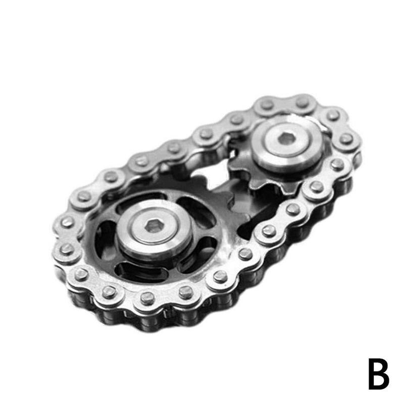 Anti-stress Fingertip Rotator Ferris Wheel Hand Fidget Finger Spinner Spinning Top Novelty Toys Relieve Stress: B
