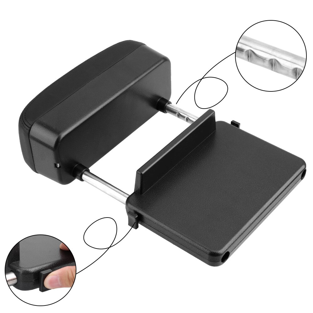 Accoudoir pour Auto réglable voiture accoudoir boîte voiture Console centrale repose-bras universel coude Support Auto siège espace organisateur